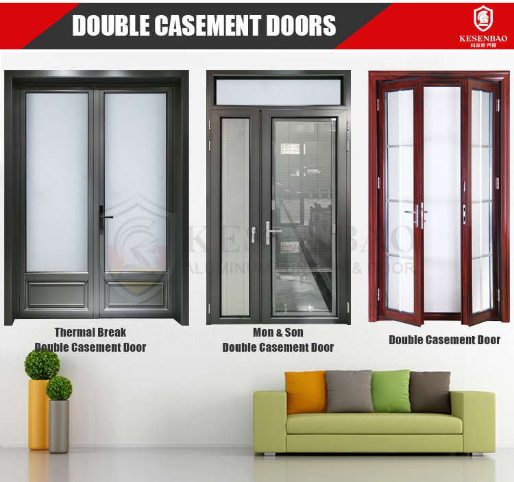 Custom Aluminum Casement Door Design