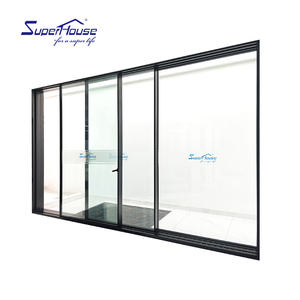 Ultra Narrow Frame Aluminum Sliding Door Double Glass Soundproof Waterproof Slim Frame Balcony Living Room Door