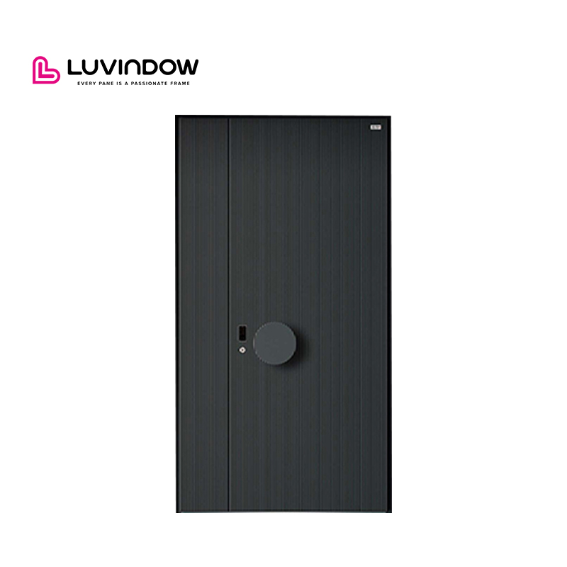 Modern Design Energy-Efficient NFRC Certified Double Pane Aluminum Entry Door Good Price Thermal Break Inward Air Tightness Home