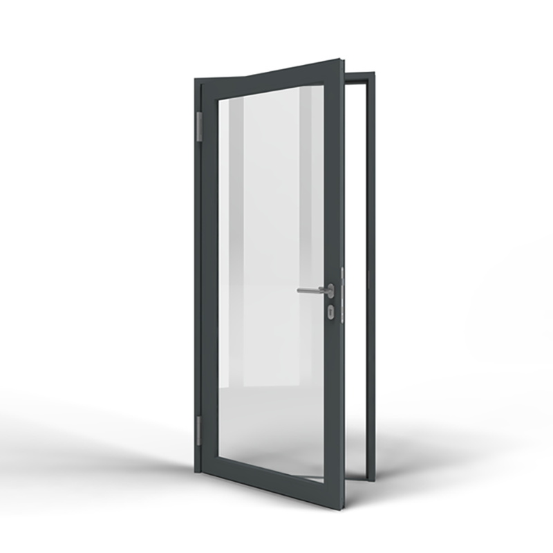 Premium Aluminum Alloy Casement Door Thermal Break Multi-Lock Security Waterproof Minimalist Design for Bedroom Villa Dining Use