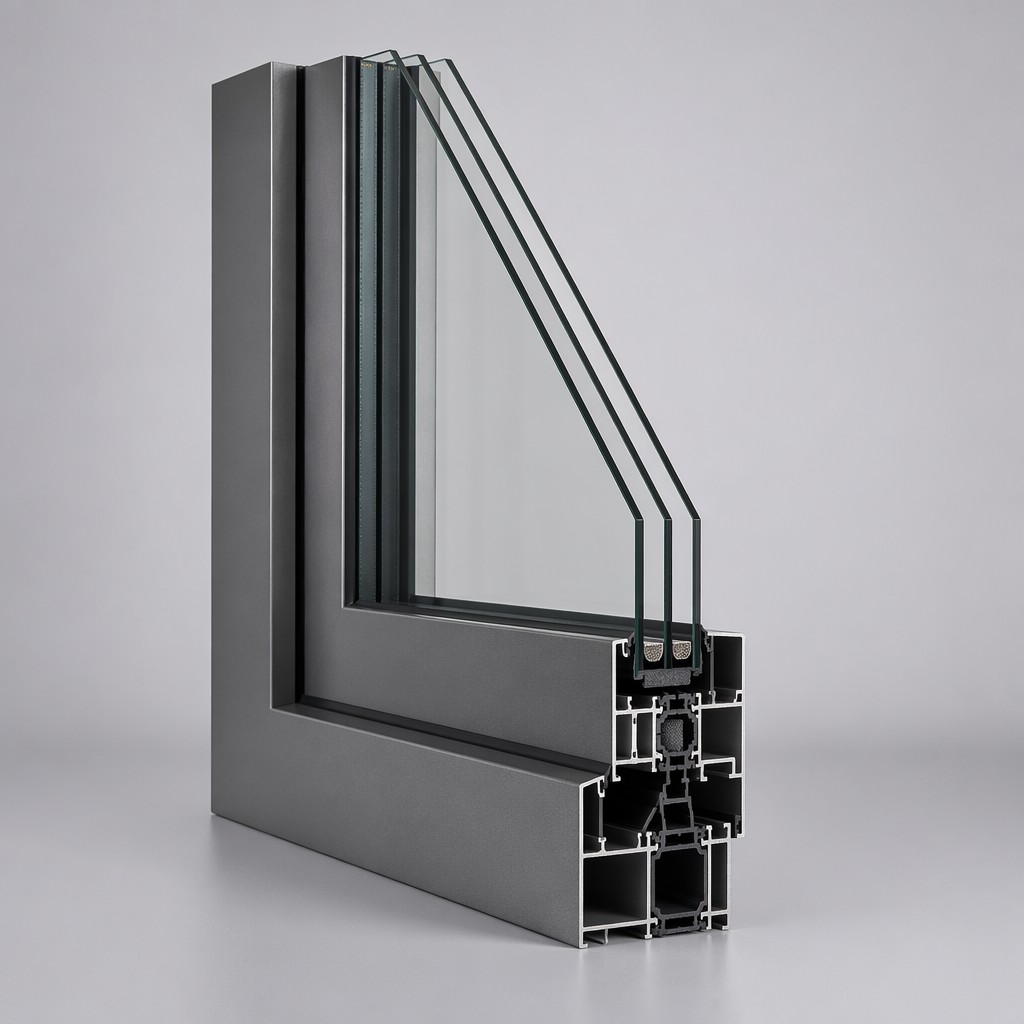 Verified Energy Efficient Thermal Break Aluminum Double Glazed Floating Sliding Windows for House Residential Construction