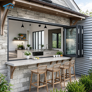 Modern 4-Panel Aluminium Bifold Window