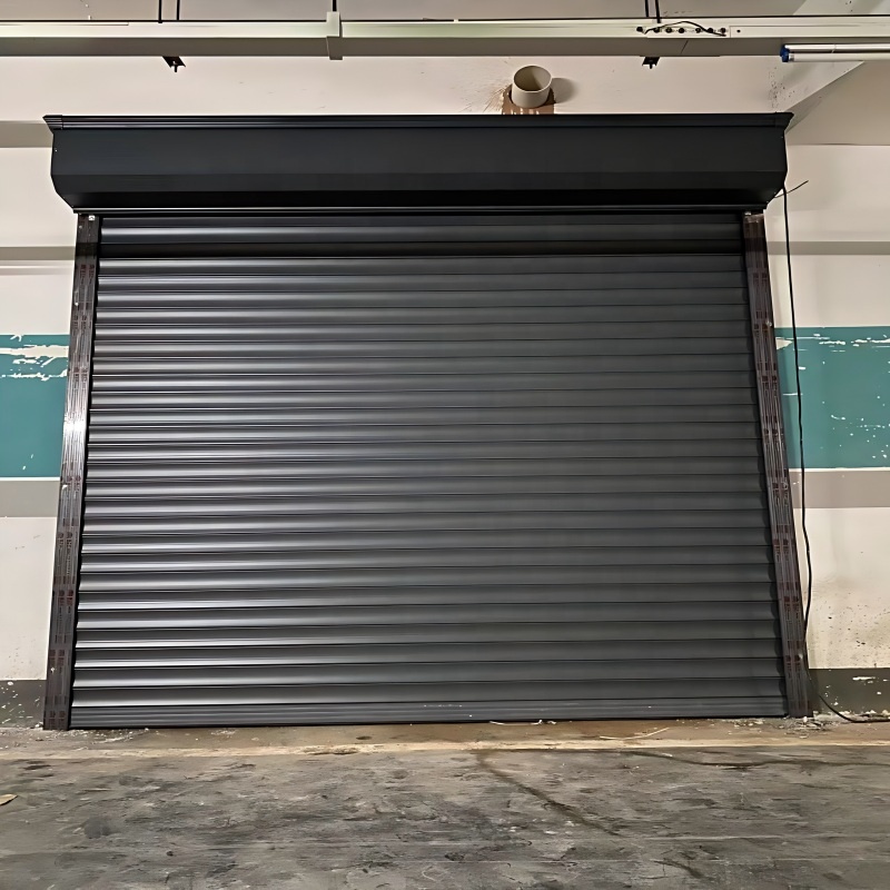 Automatic Aluminum Alloy Roller Shutter Door Custom Size Rolling Gate for Commercial Shop Garage Warehouse
