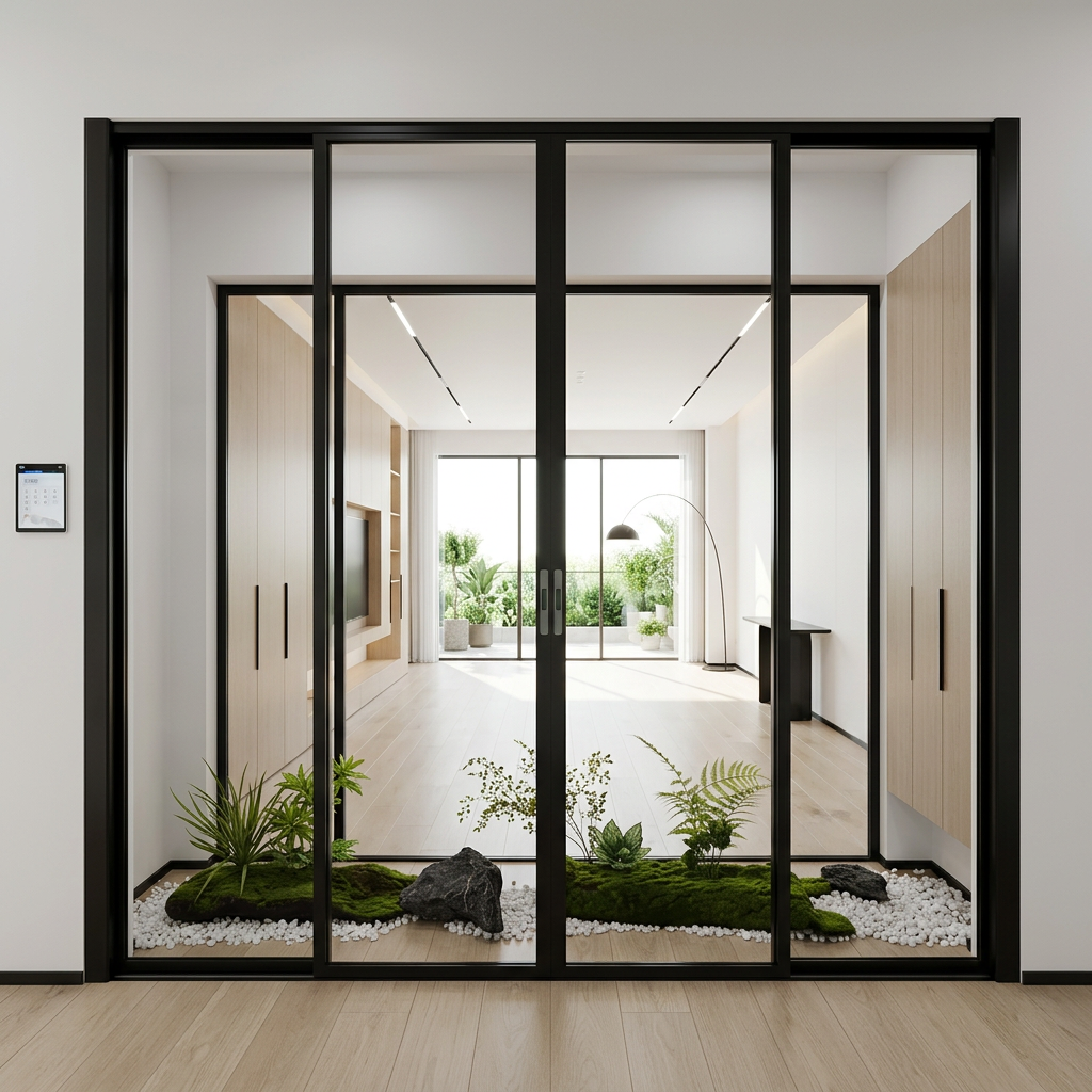 Diamond Mesh Folding Anti-Mosquito Stainless Steel Screen Door Modern Aluminum Design Hotel Use 5 Year Warranty