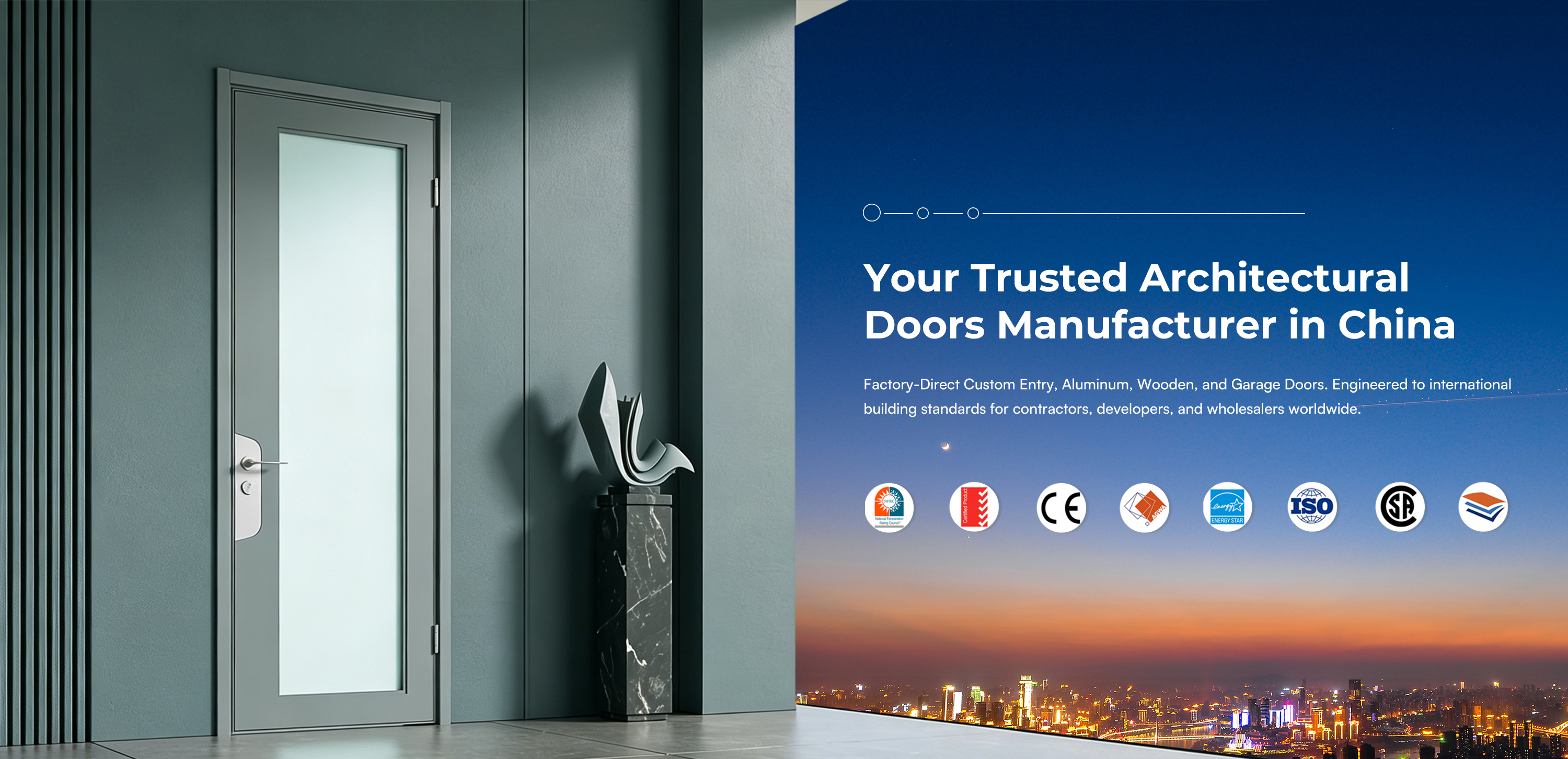 DERCHI door manufacturing facility in Foshan, Guangdong