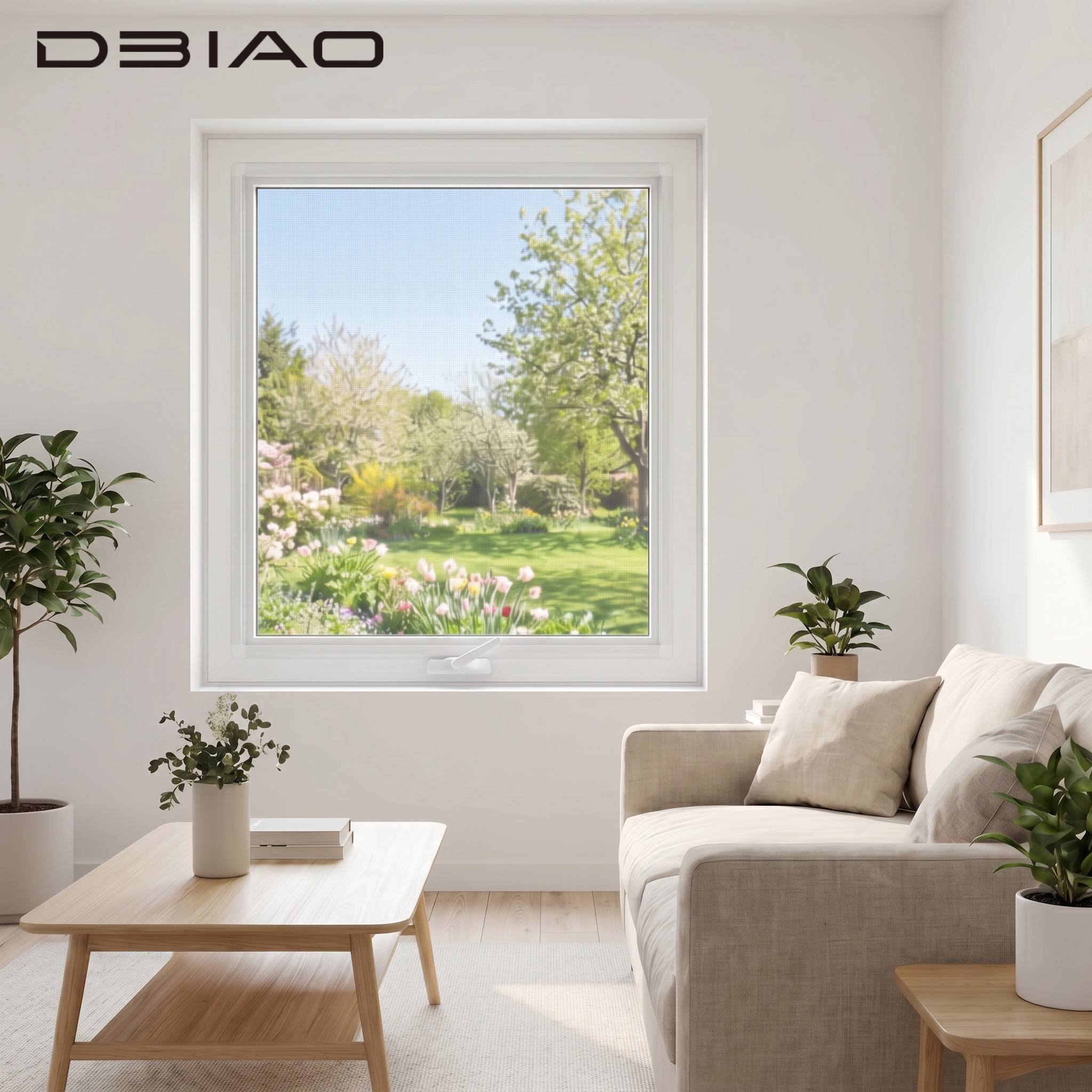 DBIAO Custom Aluminum Alloy Minimalist Casement Window Waterproof Soundproof Design Maximum Ventilation Bathrooms Hotels Kitchen