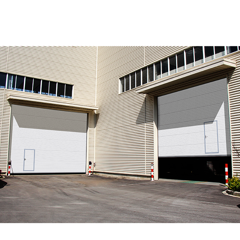 External Roll Type Metal Aluminum Alloy Industrial Lifting Door Heavy Duty Drum Spiral High Speed Door