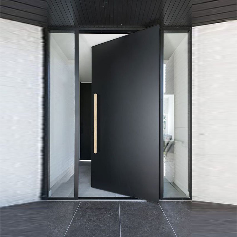 Factory Price Safely Anti-Theft Pivot Entrance Doors Modern Design Entry Door