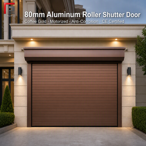 80mm Aluminium Roller Shutter Door Electric Rolling Shutter