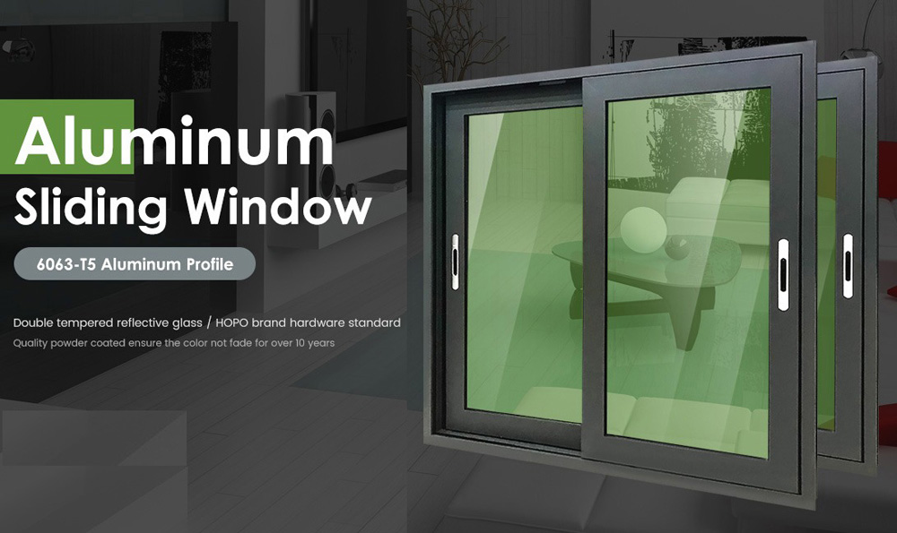 Thermal break aluminium window structural profile