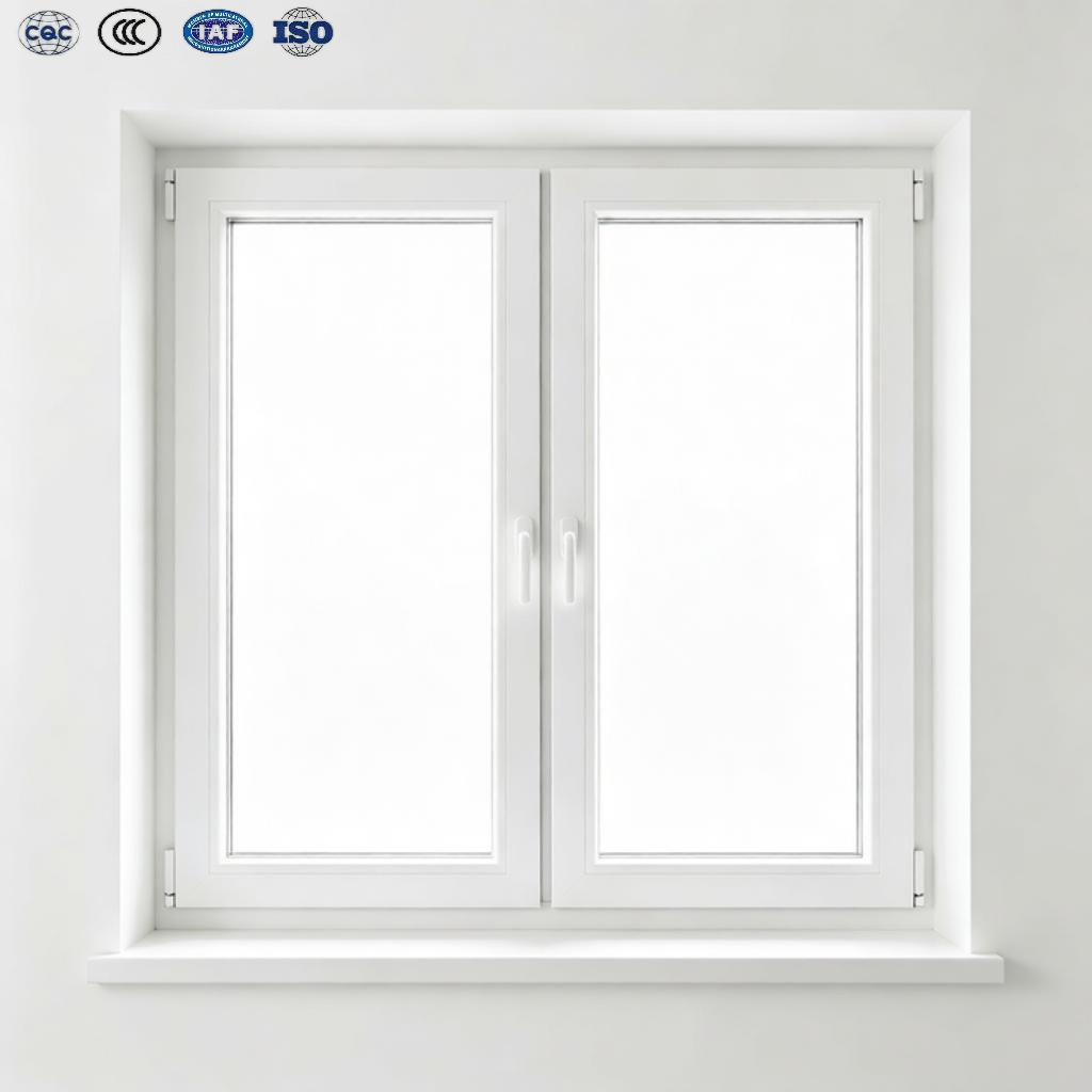 Custom Black Aluminum Casement Windows Energy Efficient Thermal Break Triple Glazed Aluminum Windows With Grid
