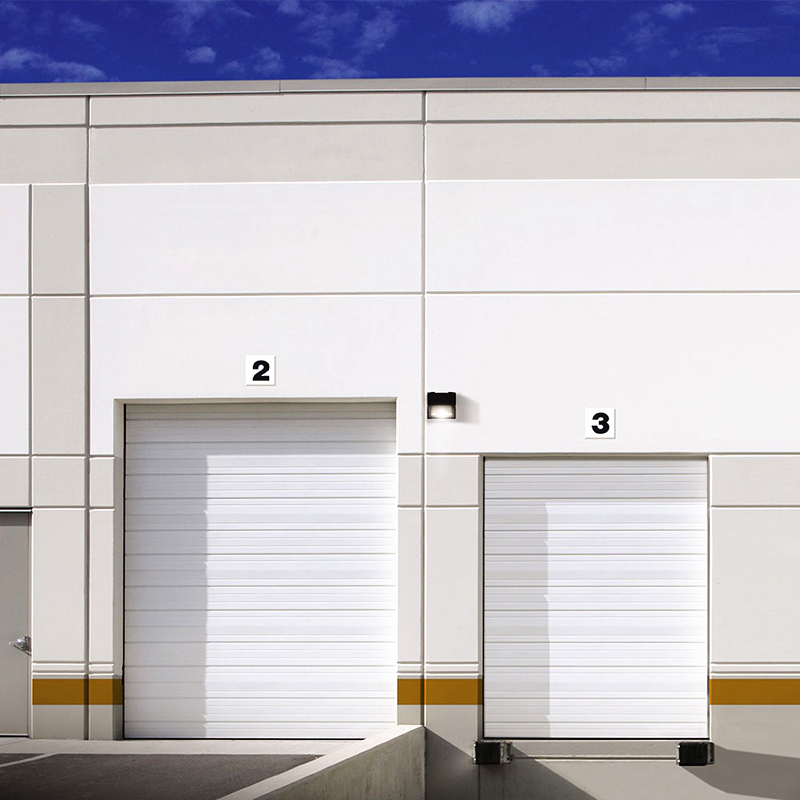 External Roll Type Metal Aluminum Alloy Industrial Lifting Door Heavy Duty Drum Spiral High Speed Door
