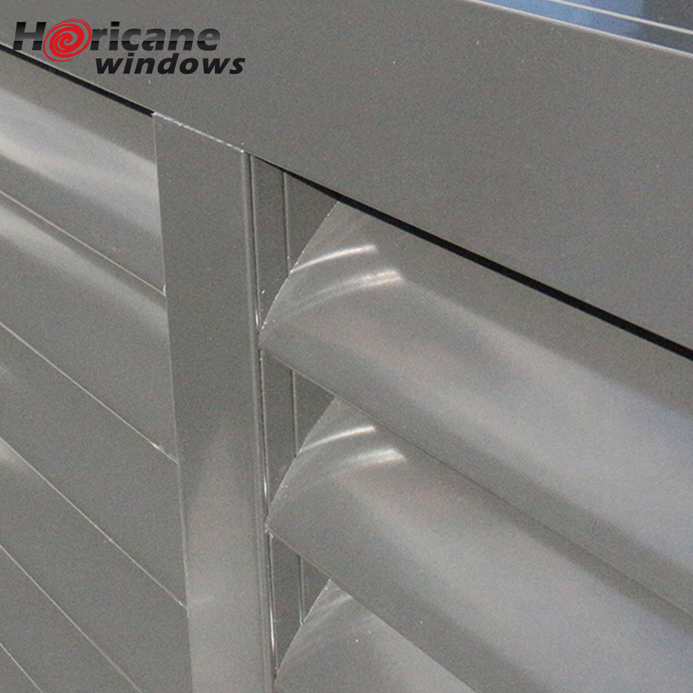 Superhouse Louvered Windows NFRC AS2047 Standard Modern Aluminum Soundproof Jalousie Window