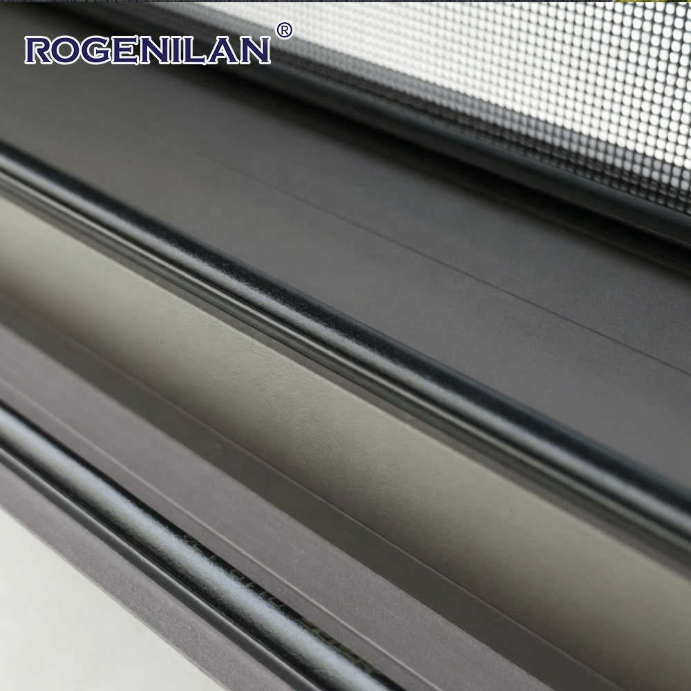 Rogenilan Factory Custom Electric Thermal Break Aluminum Skylights Double Glazed Anti-Mosquito Skylight Roof Window