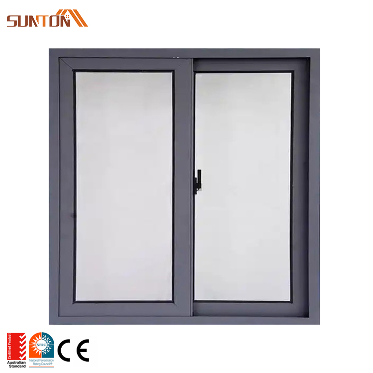 Custom Aluminum Frame Window Interior Small Aluminium Frosted Glass Sliding Bathroom Window Designs for House Hotel Villa Home