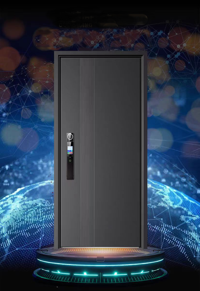 BST Ex-01 Modern Aluminium Anti-Theft Security Exterior Entry Door with 5 Year Warranty for Residential & Hotel Use