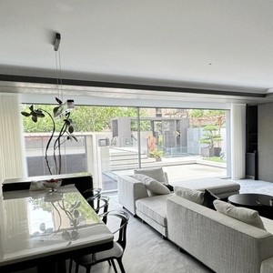 Waterproof Anti-Corrosion Aluminum Exterior Sliding Glass Door For Villa Courtyard Patio