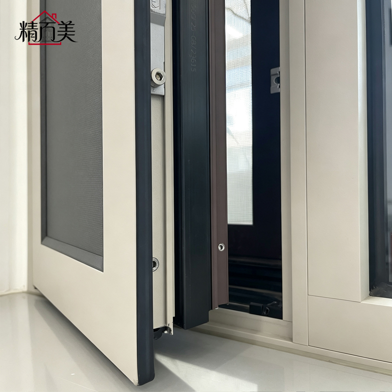 Slim Custom Sash Ultra Narrow Aluminum Micro Ventilation Window Panorama Daylight Open View for Balcony Terrace Corner Suite