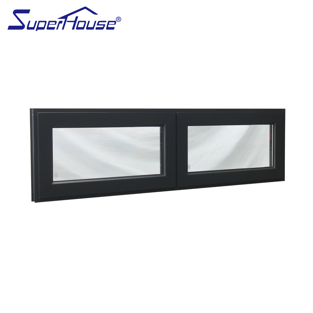 Superhouse China Sound Insulation Aluminium Roof Swing Window for Villa