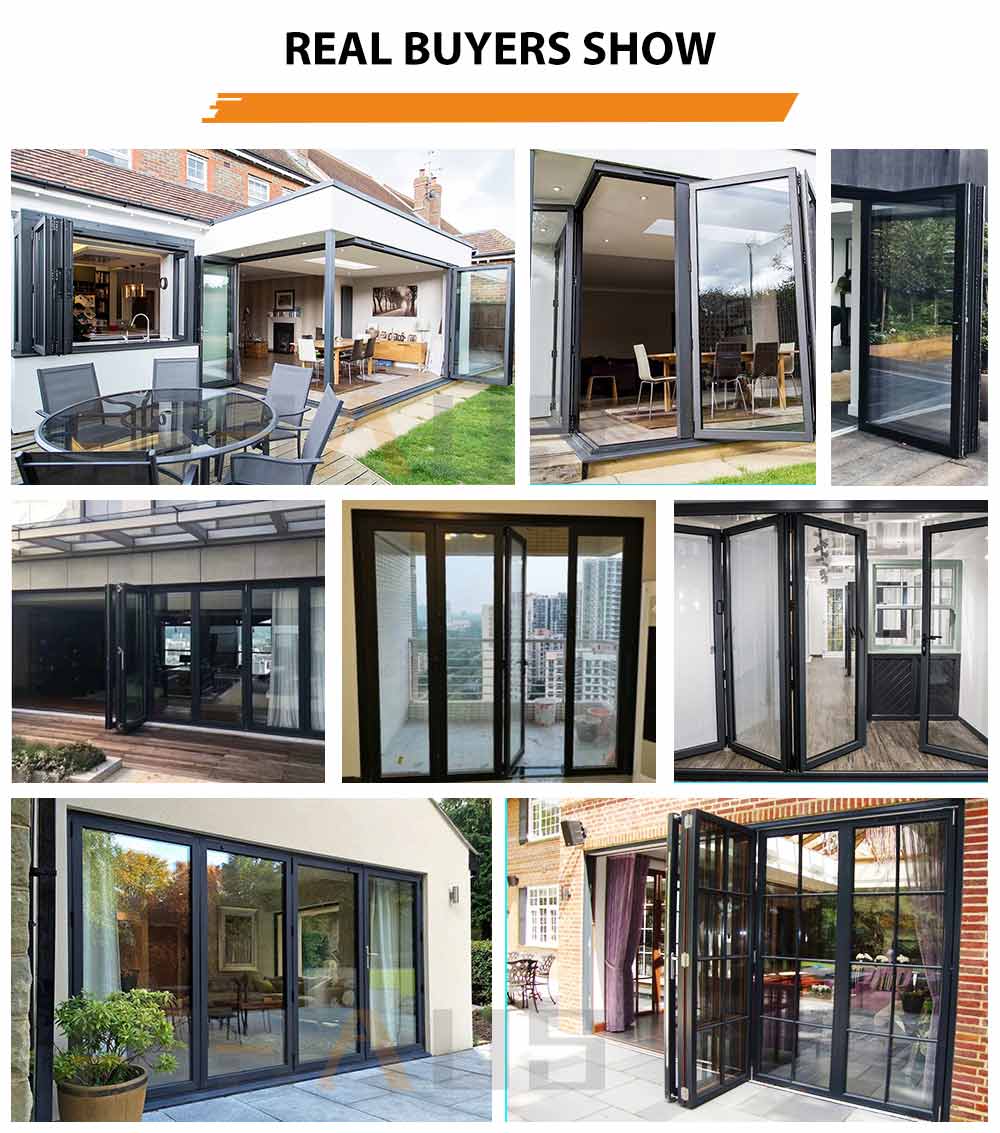 Aluminium folding door profile