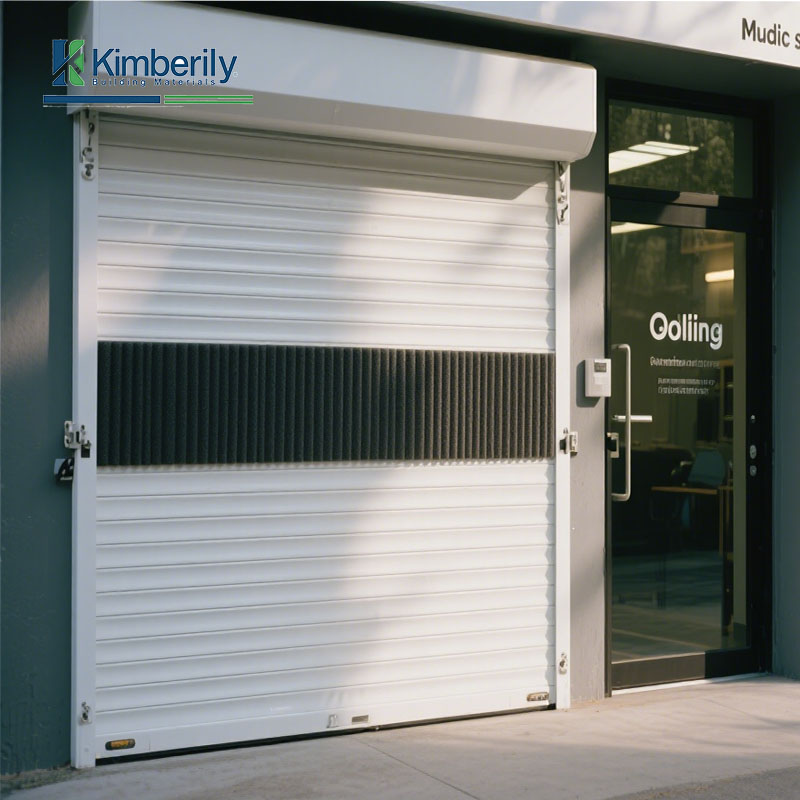 Rolling Drum Type Quick Rolling Shutter Door Hard Aluminum for Exterior Self-Service Car Wash Room and Underground Garage