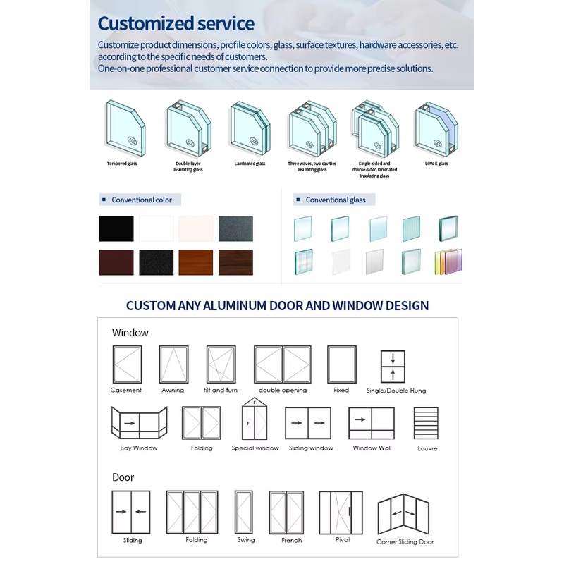 Wholesale Aluminum Casement Window Hurricane Impact Laminated Glass Soundproof Waterproof American Style OEM Factory