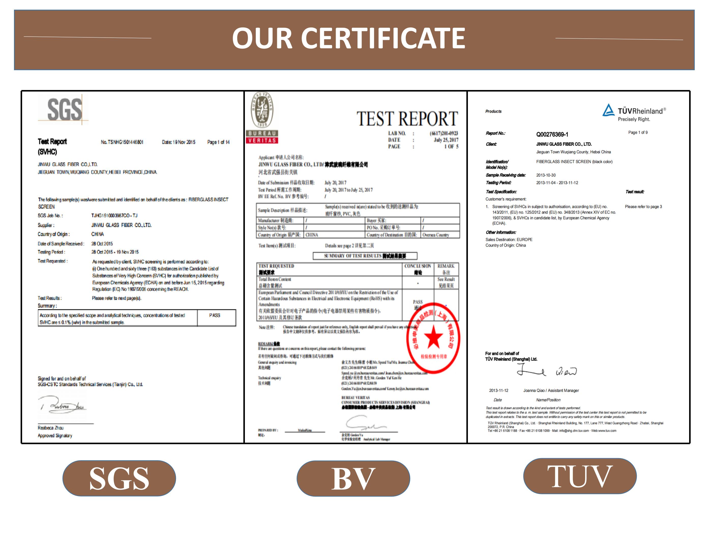 Product Certifications and Qualifications