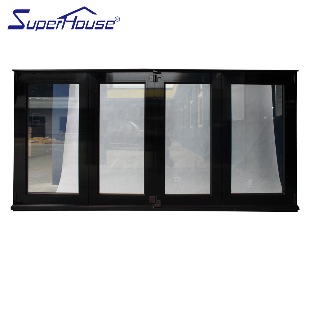 Soundproof Curtain Folding Window and Door Terrace Glazing Aluminum windows and Doors Balcony Large Glass Window for Balcony