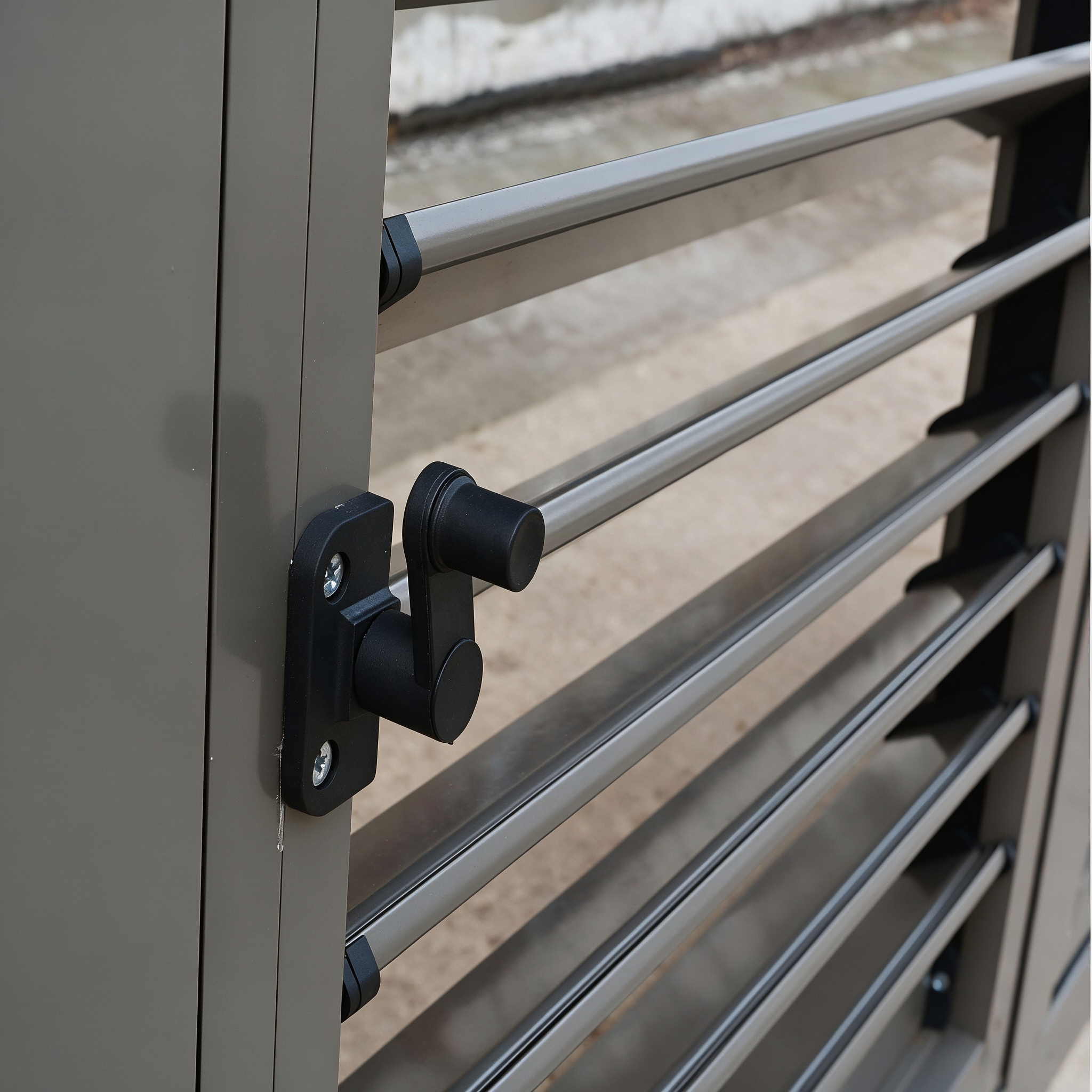 Customized Modern Aluminum Louver Windows Adjustable Aluminum Slat Jalousie Shutter Window Ventilation System Villa Project