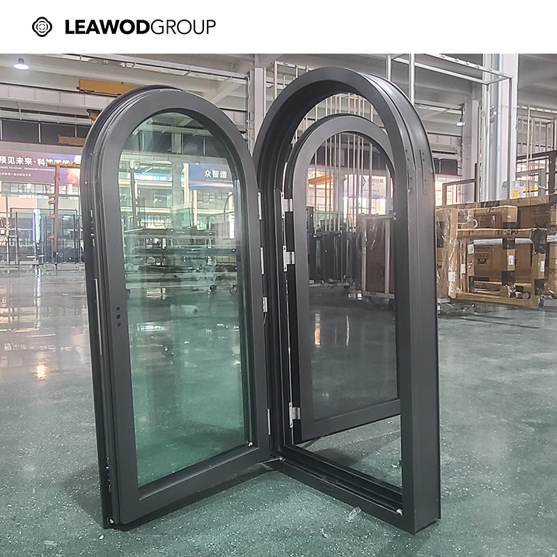 Modern Design Arch Windows for Villa Specialty Shapes Window Factory
