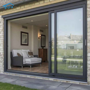 Patio Aluminum Sliding Door With Fly Screen