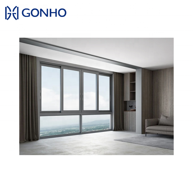 GONHO Hot Selling Sliding Mosquito Net Magnetic Screen Energy Efficient Custom Size Aluminum Alloy Doors Windows