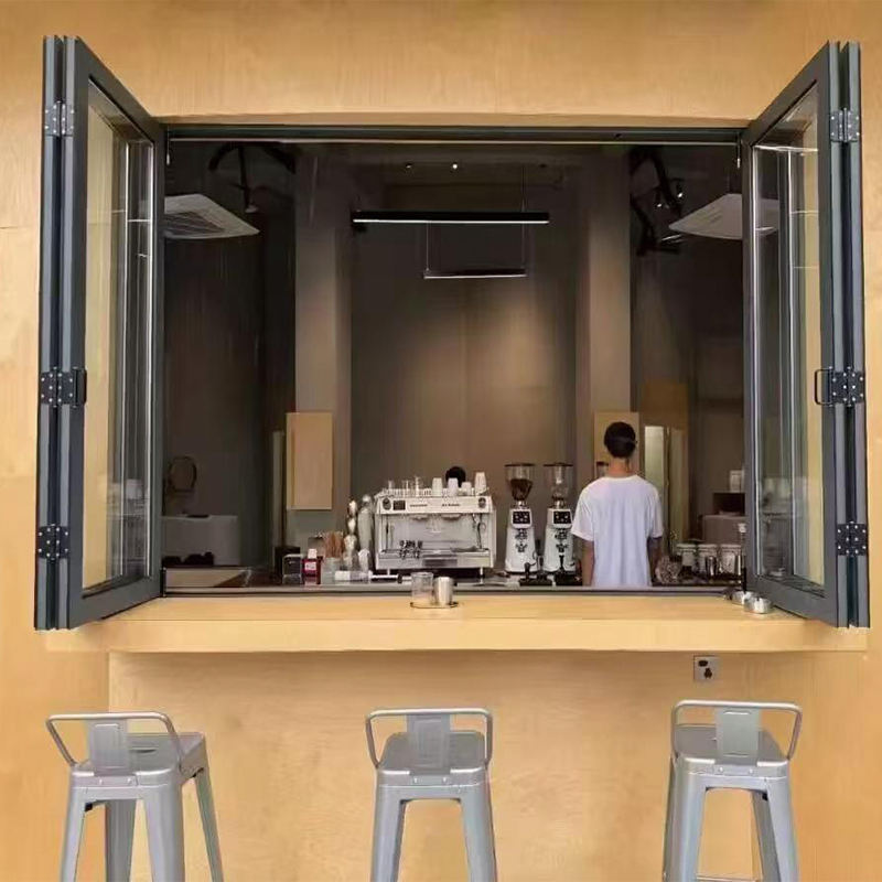 Hot Sale Modern Aluminium Windows Unique Folding Design for Kitchen Living Room Bathroom Outdoor Exterior Folding Louver Open