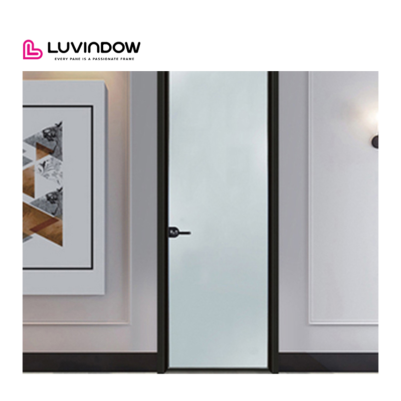 Modern Contemporary Customized Double Glazed Powder Coating Aluminium Ultra Narrow Frame Door and Windows