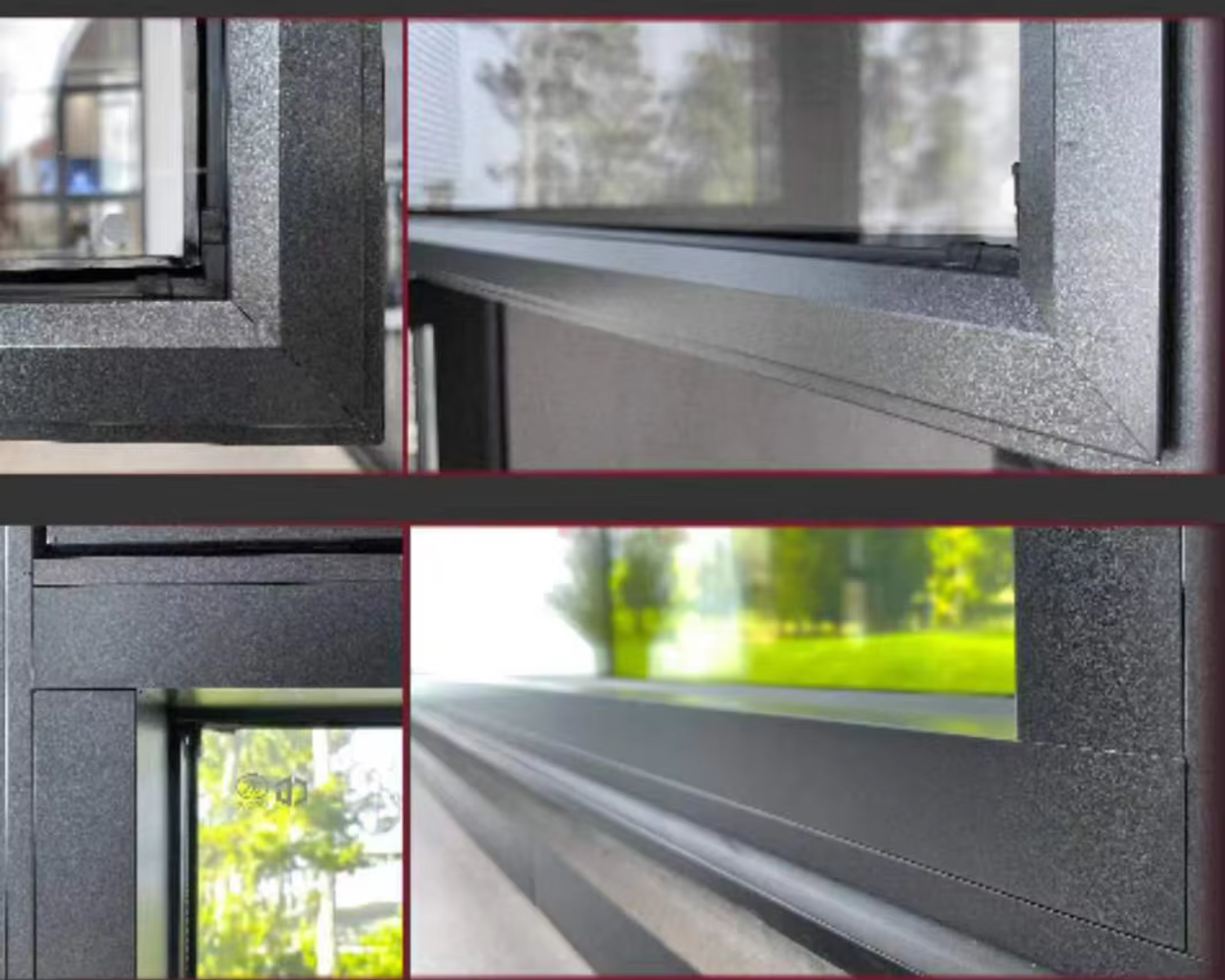 Adjustable Tempered Glass Louver Aluminum Window with Invisible Horizontal Design for Living Room Exterior Use