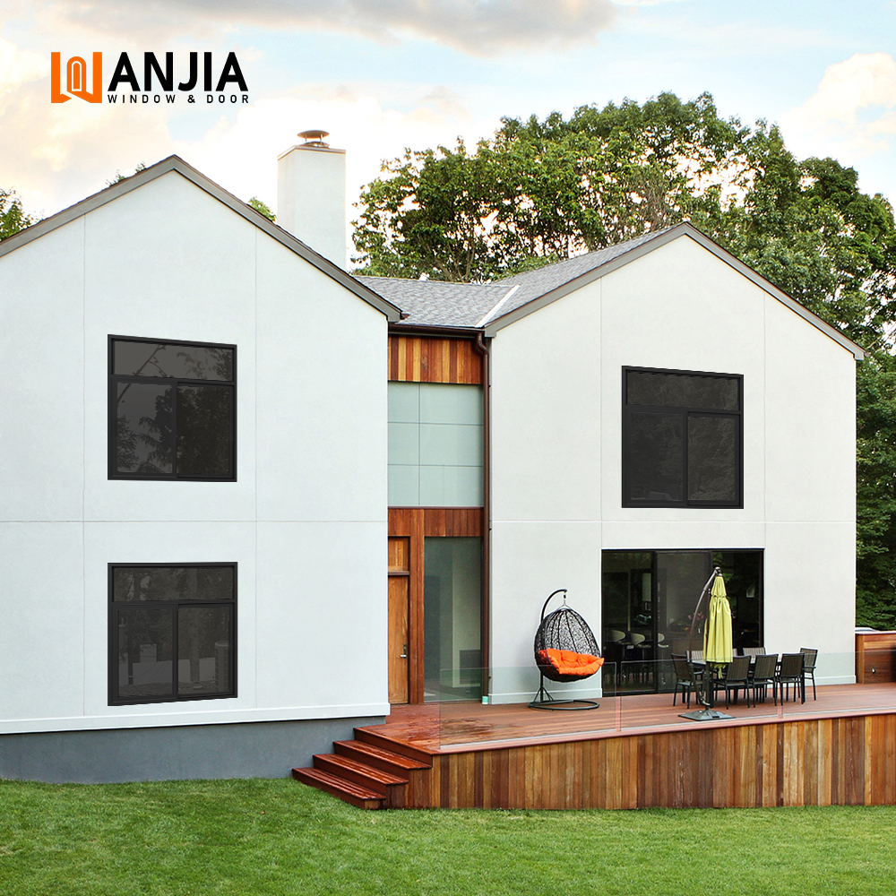 WANJIA Hurricane Impact Resistance Sliding Windows Aluminium Windows and Doors Others Sliding Window for House