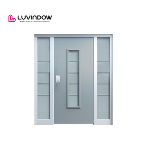 Durable Weather Resistant Contemporary Style Aluminum Entry Doors