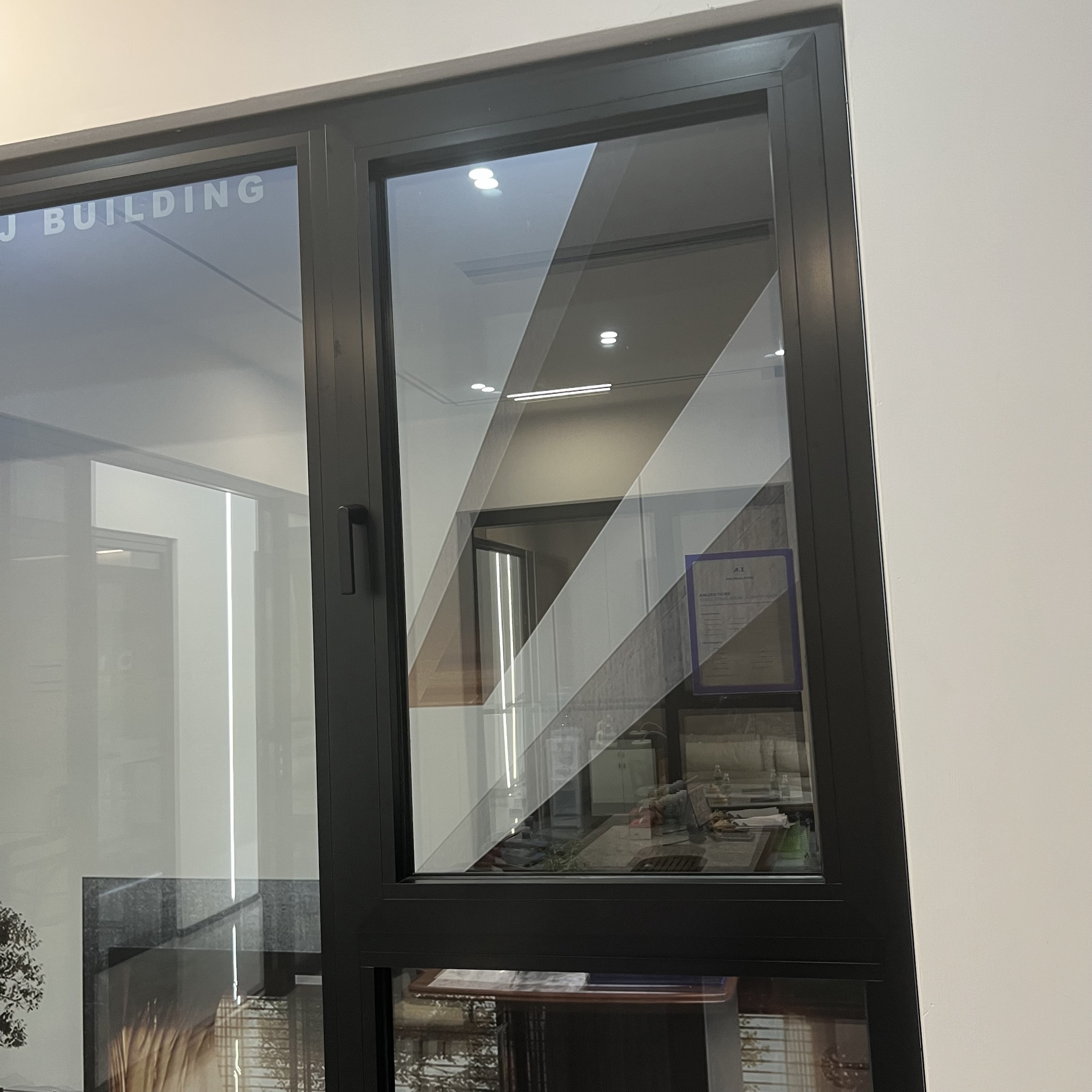 AMJ NFRC Aluminum windows and Doors Aluminum Swing Impact Soundproof windows Energy Efficient Casement windows