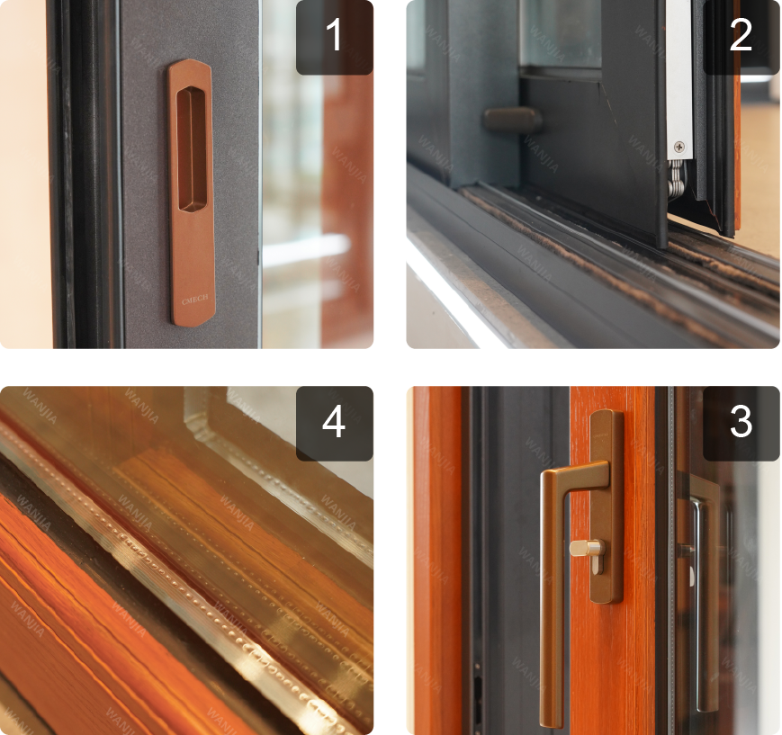 Hardware & Glass Composition Details