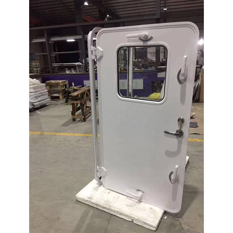 Marine Aluminum Watertight Door Multi Handwheel Locking, Solid Ship Bulkhead Door for Vessel Ferry
