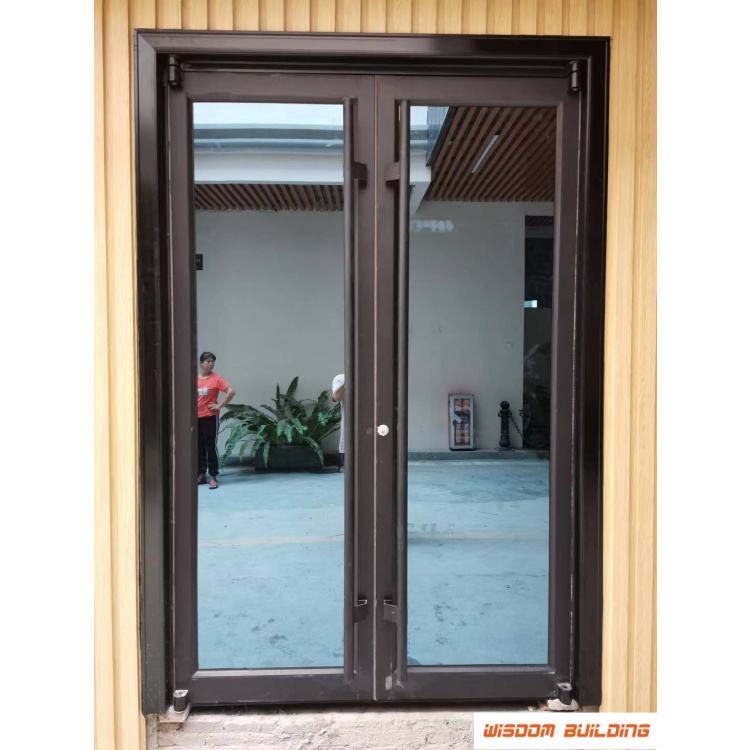 Bestselling Durable Modern Commercial Left Hand (LH) Aluminum Alloy Frame Tempered Glass Waterproof Storefront Door Model 009 1