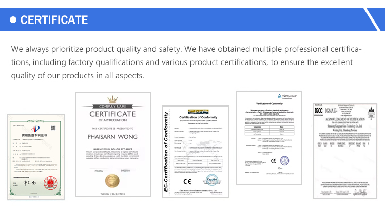 Certifications
