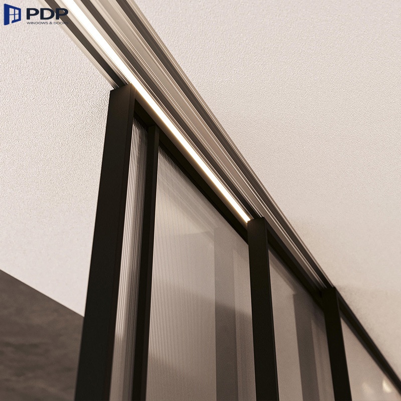 PDP Aluminium Sliding Doors Minimalist Kitchen Balcony Rainbow Glass Door Extremely Narrow Sliding Aluminum Door