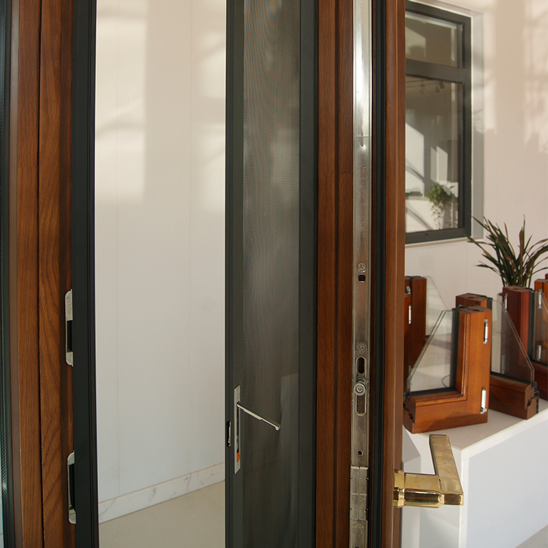 Customized Large Aluminum Fixed Glass Windows Aluminum-Clad Wooden Windows