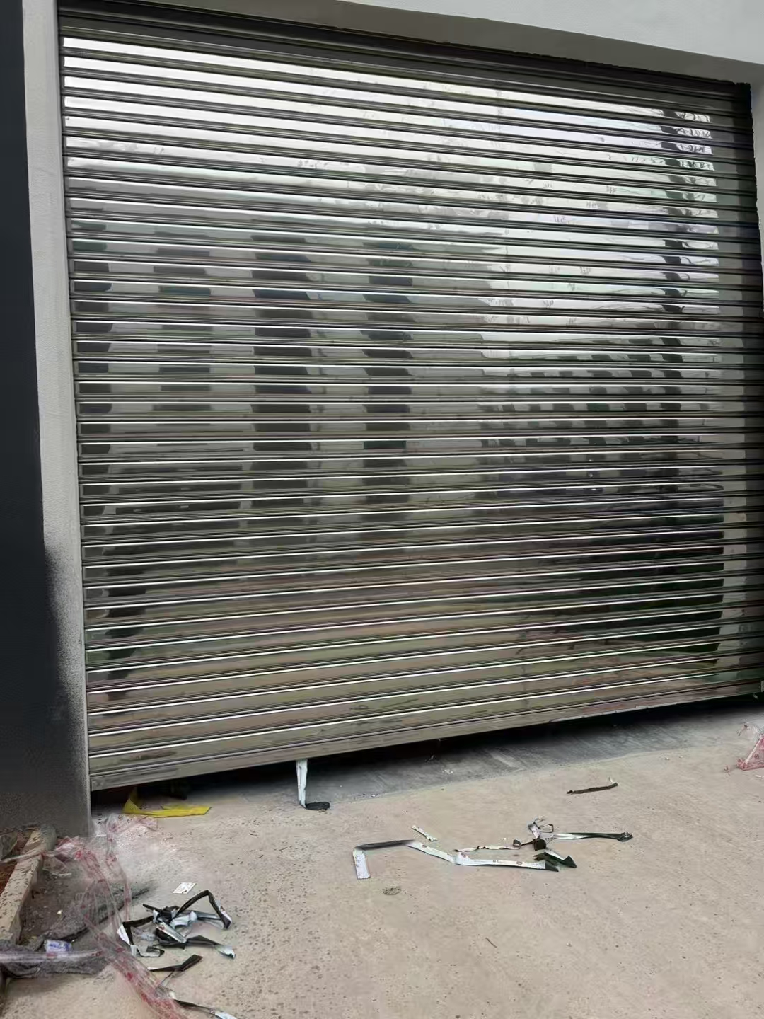 Outus Tambour Door Kit Roller Shutter Aluminum Automatic Door Opener With Microwave Sensor