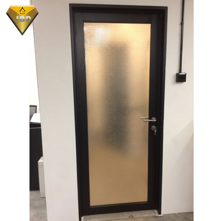 French Open Aluminum Alloy Steel Glass Door Frame