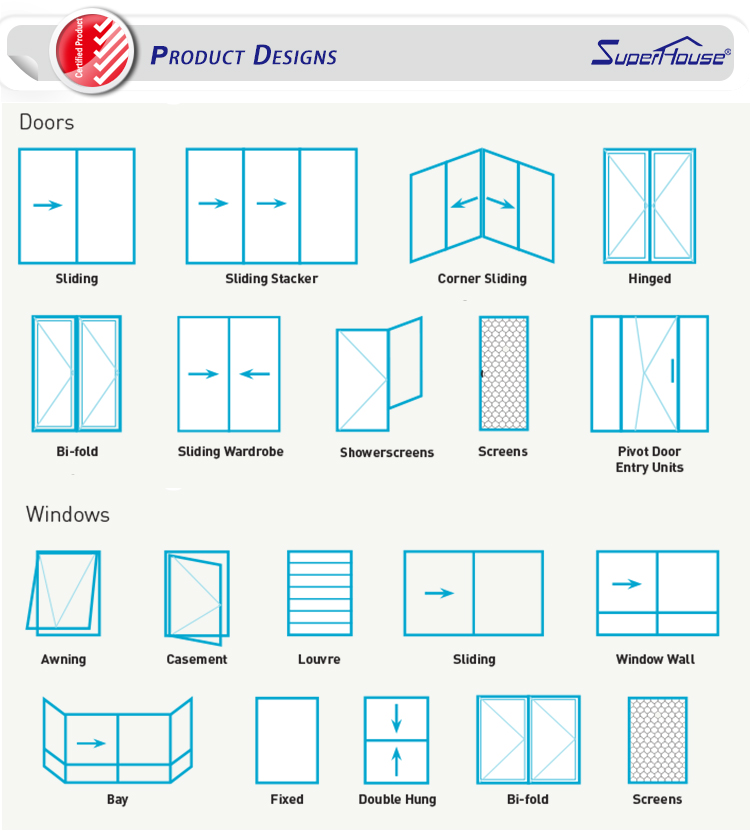 Soundproof Curtain Folding Window and Door Terrace Glazing Aluminum windows and Doors Balcony Large Glass Window for Balcony