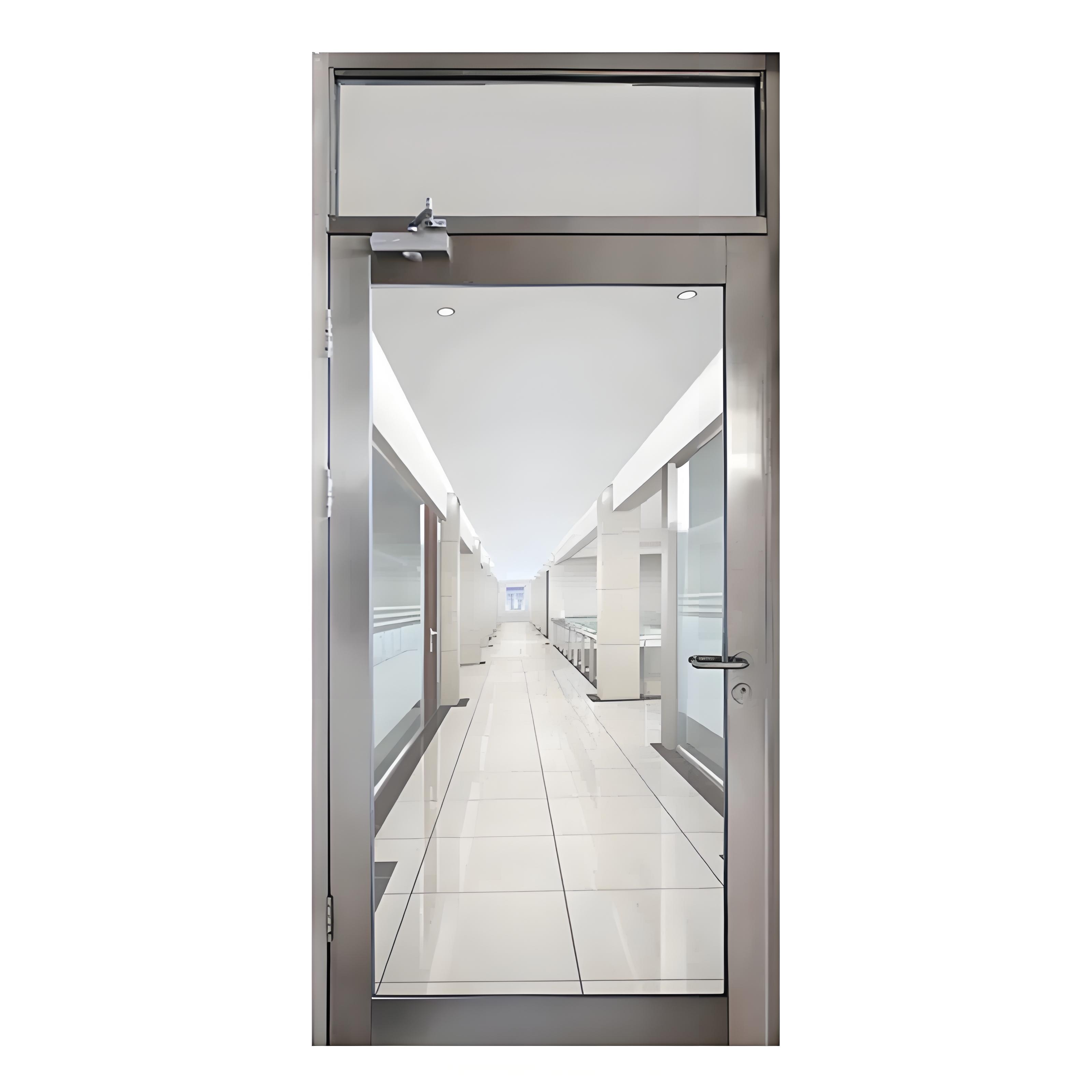 Finished Aluminum Casement Door Real Shot