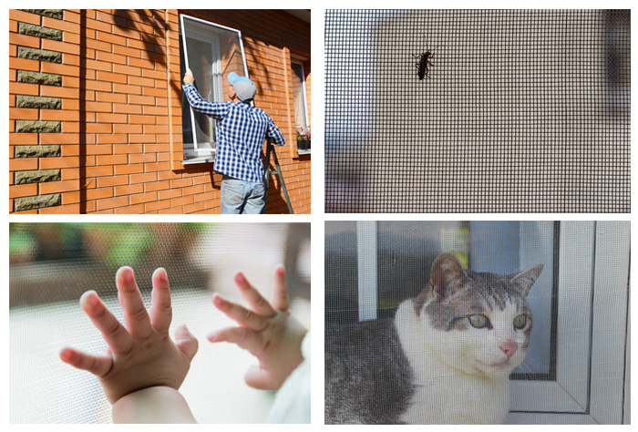 Fiberglass Fly Screen Display