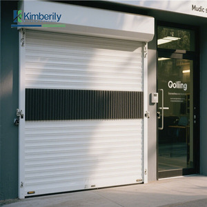 Rolling Drum Type Quick Rolling Shutter Door Hard Aluminum for Exterior Self-Service Car Wash Room and Underground Garage